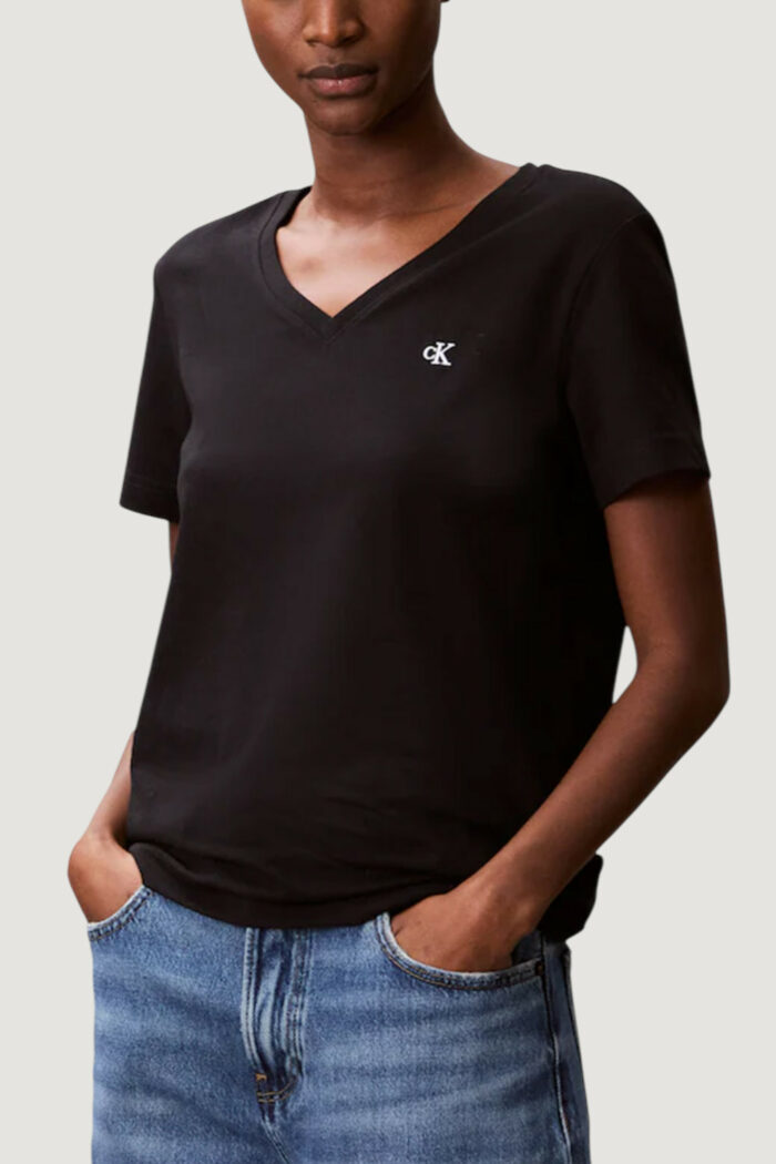 T-shirt Calvin Klein Archive Jersey Vnk Tee EU Nero
