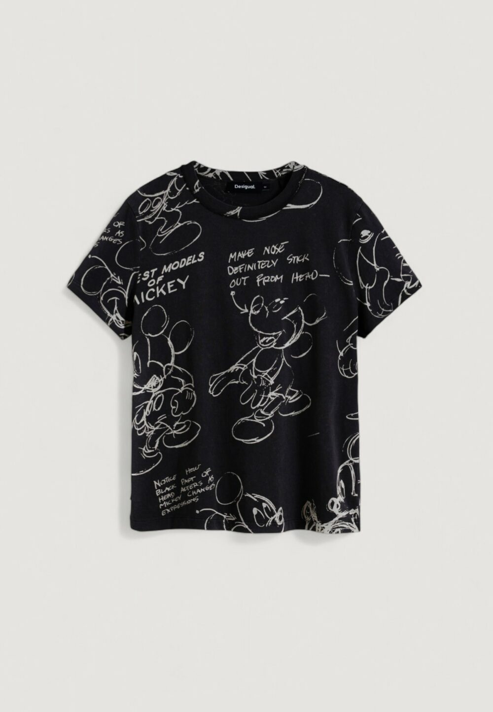 T-shirt Desigual TS_MICKEY SKETCH Antracite - Foto 2