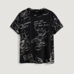 T-shirt Desigual TS_MICKEY SKETCH Antracite - Foto 2
