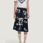 T-shirt Desigual TS_LETTER CORE Bianco - Foto 2