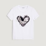T-shirt Desigual TS_LETTER CORE Bianco - Foto 5