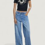 T-shirt Desigual TS_LETTER CORE Nero - Foto 2