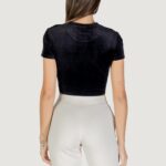T-shirt Guess Active COUTURE CROP TEE Nero - Foto 2