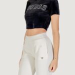 T-shirt Guess Active COUTURE CROP TEE Nero - Foto 4