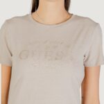 T-shirt Guess MARINA SS CN T-SHIRT Beige - Foto 4