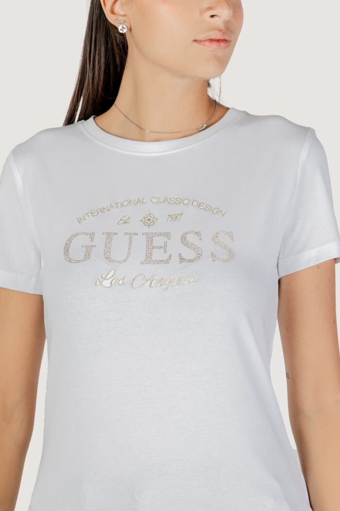 T-shirt Guess MARINA SS CN T-SHIRT Bianco – V5YI13 J1314