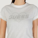 T-shirt Guess NARCISO CN T-SHIRT Latte - Foto 2