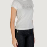 T-shirt Guess NARCISO CN T-SHIRT Latte - Foto 4