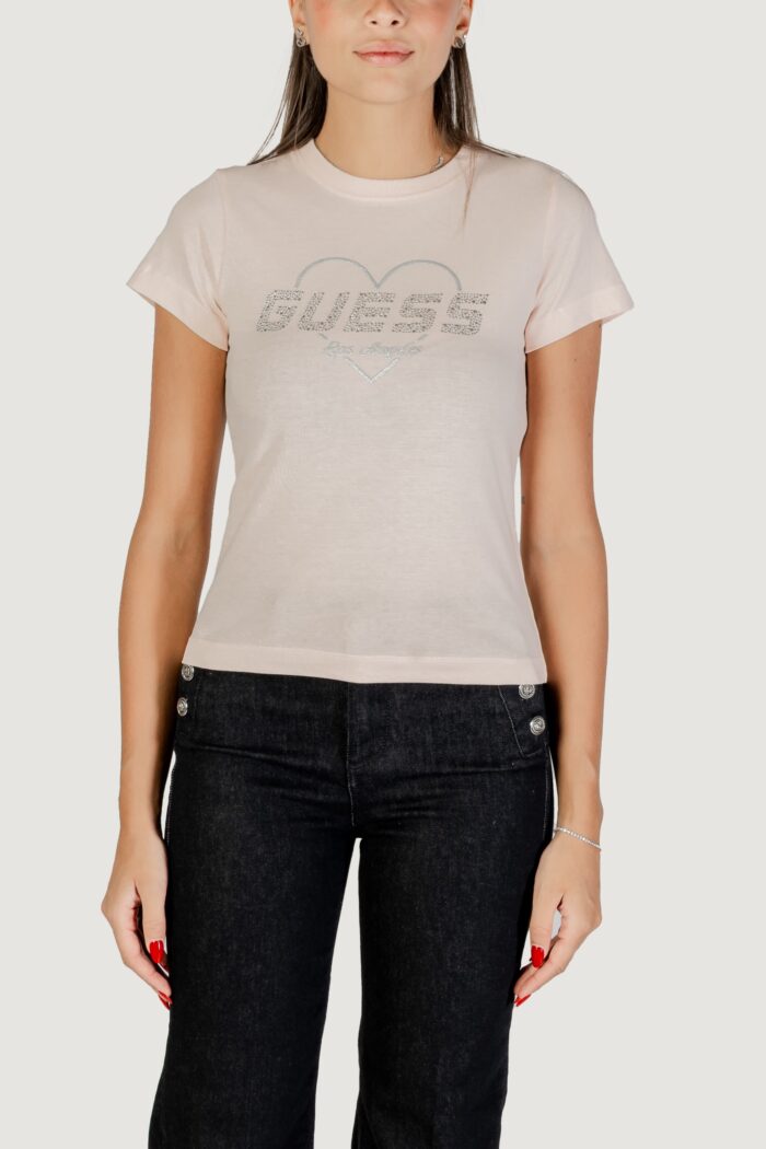 T-shirt Guess NARCISO CN T-SHIRT Rosa – V5GI10 K9RM1