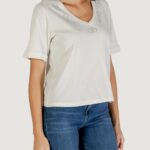 T-shirt Liu-Jo ECS T-SHIRT M/C Latte - Foto 2