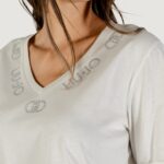 T-shirt Liu-Jo ECS T-SHIRT M/C Latte - Foto 5