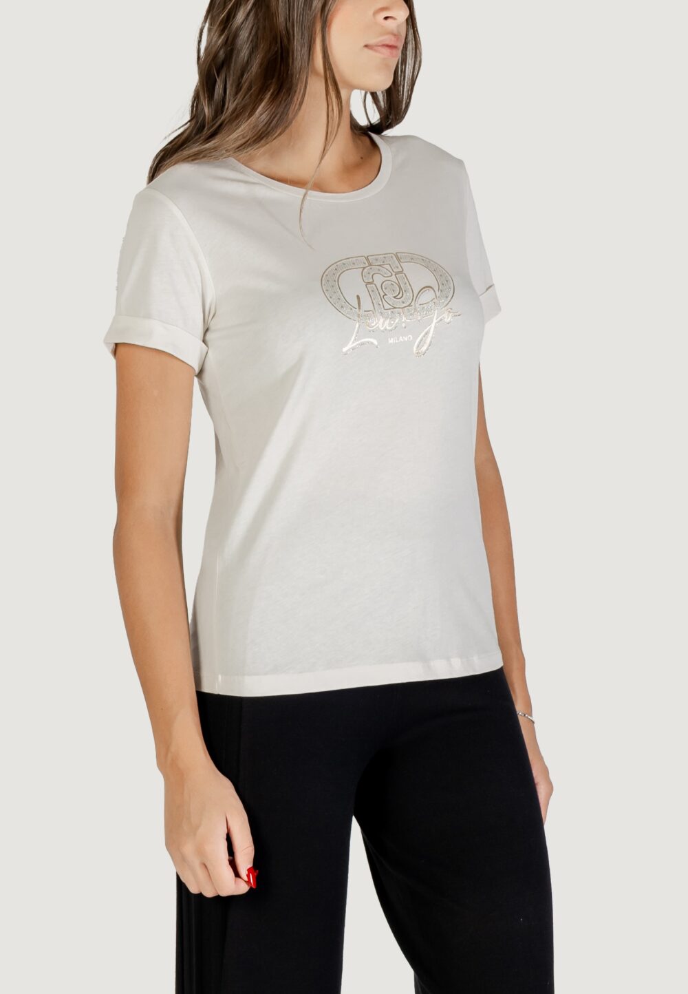 T-shirt Liu-Jo ECS T-SHIRT M/C Latte - Foto 2