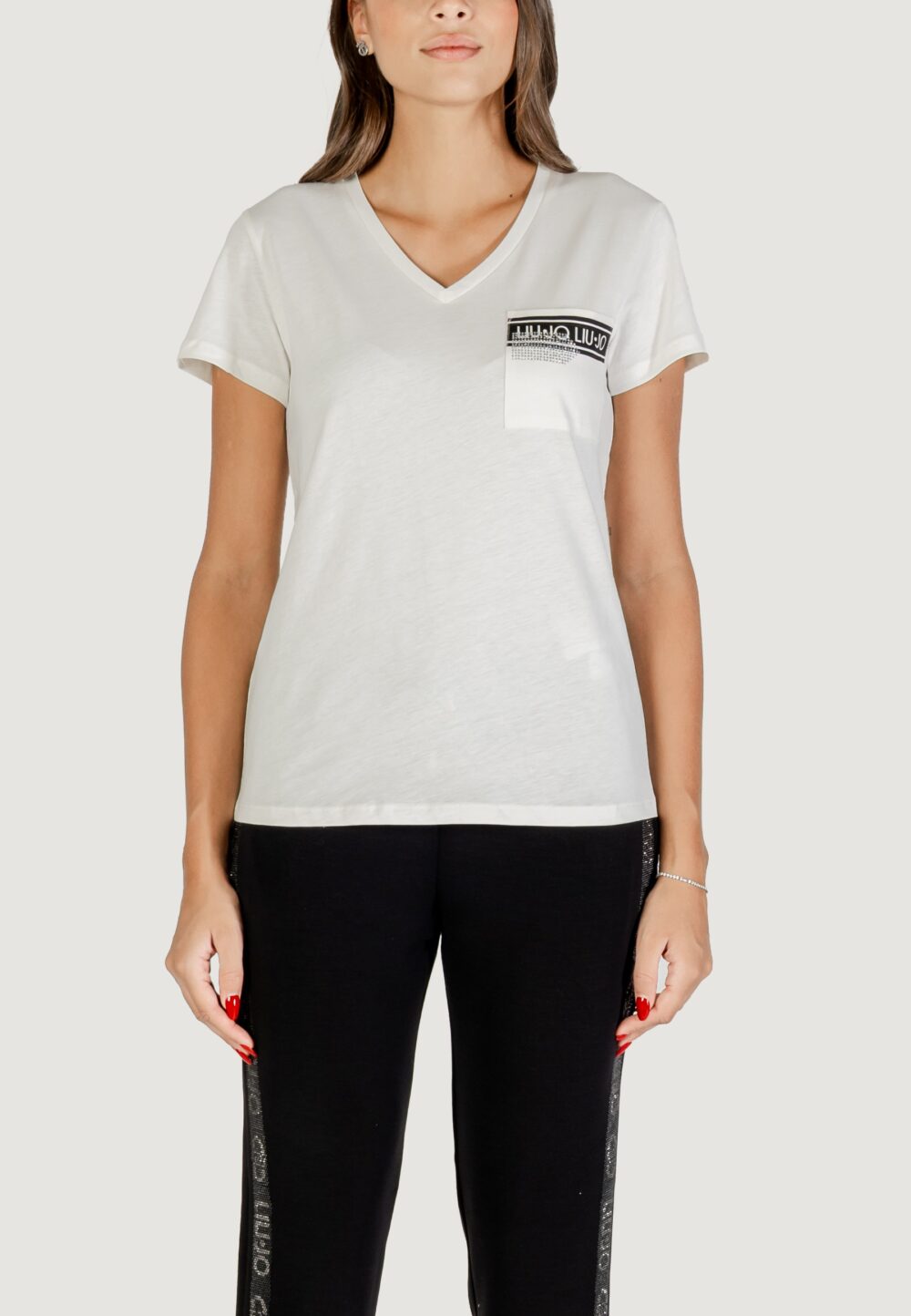 T-shirt Liu-Jo ECS T-SHIRT M/C Latte - Foto 1