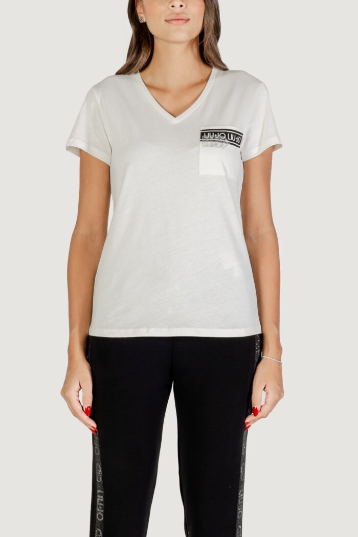 T-shirt Liu-jo ECS T-SHIRT M/C Latte – TF5167 JS923