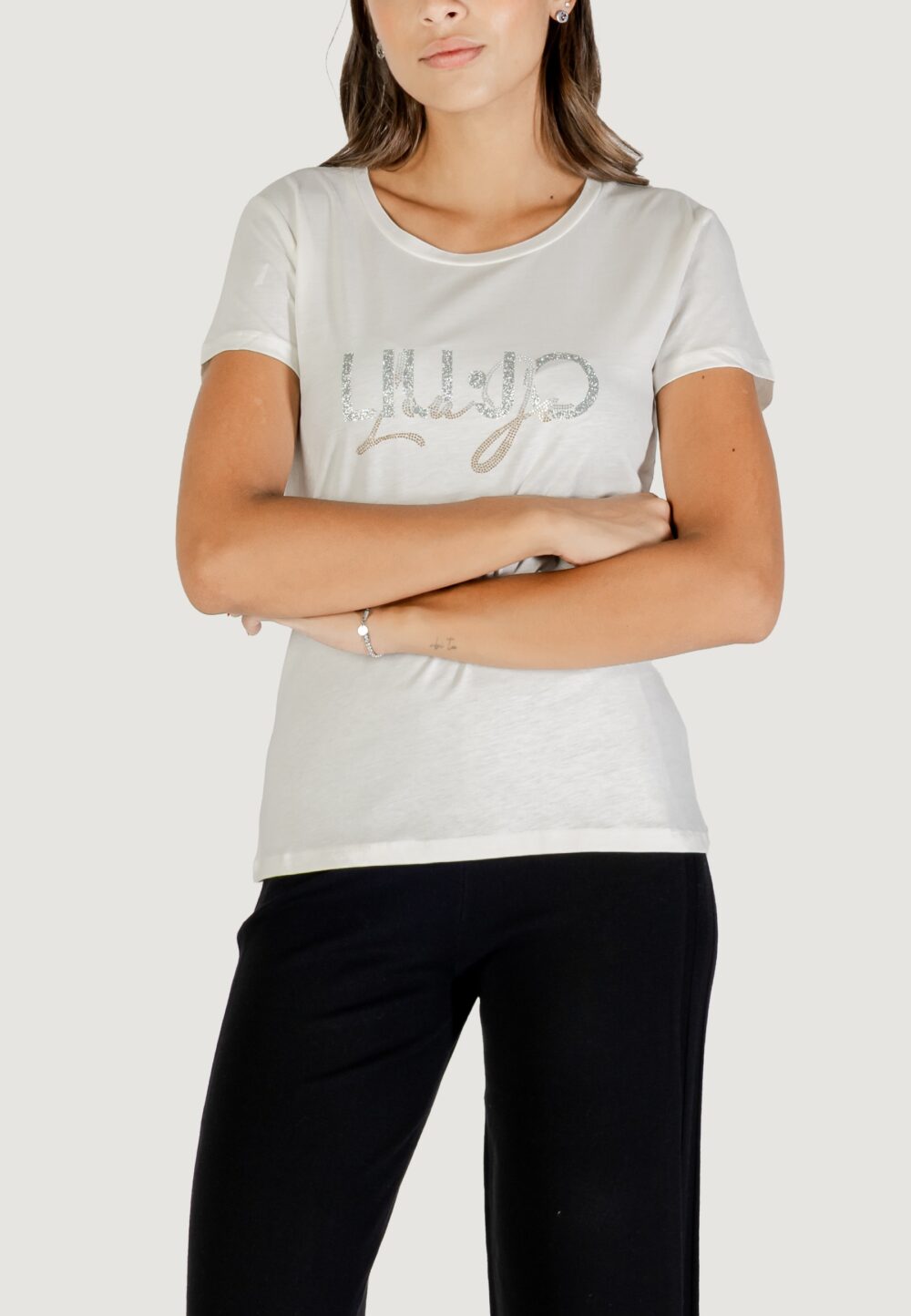 T-shirt Liu-Jo ECS T-SHIRT M/C Latte - Foto 1