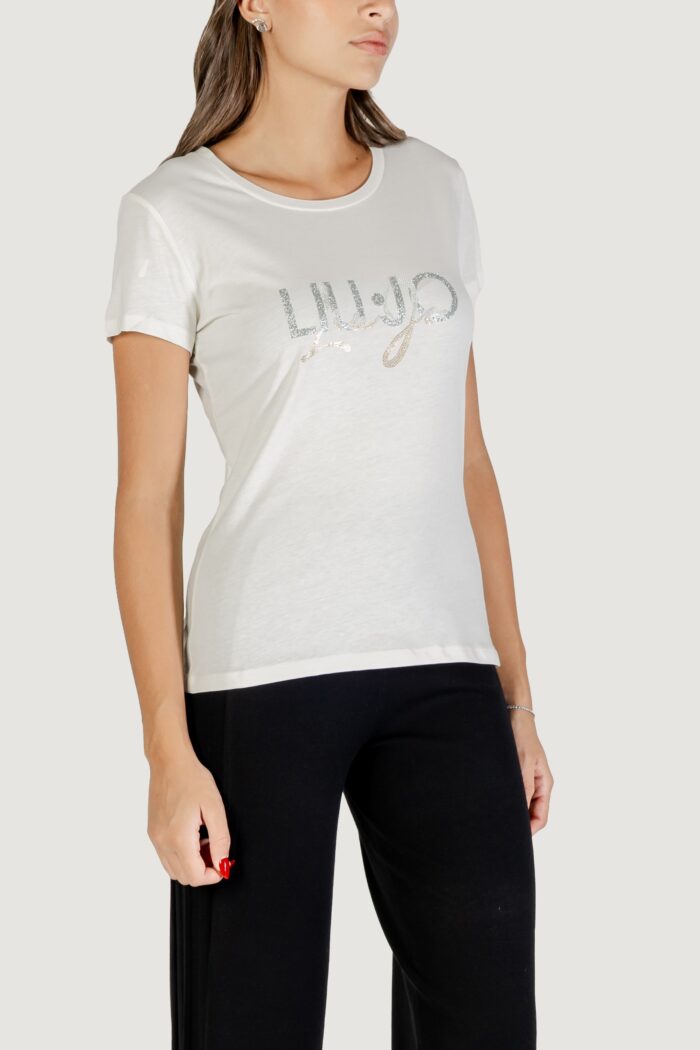 T-shirt Liu-jo ECS T-SHIRT M/C Latte – TF5287 JS923