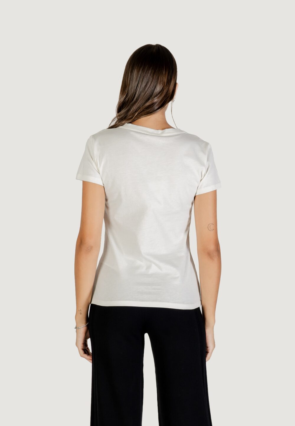 T-shirt Liu-Jo ECS T-SHIRT M/C Latte - Foto 4