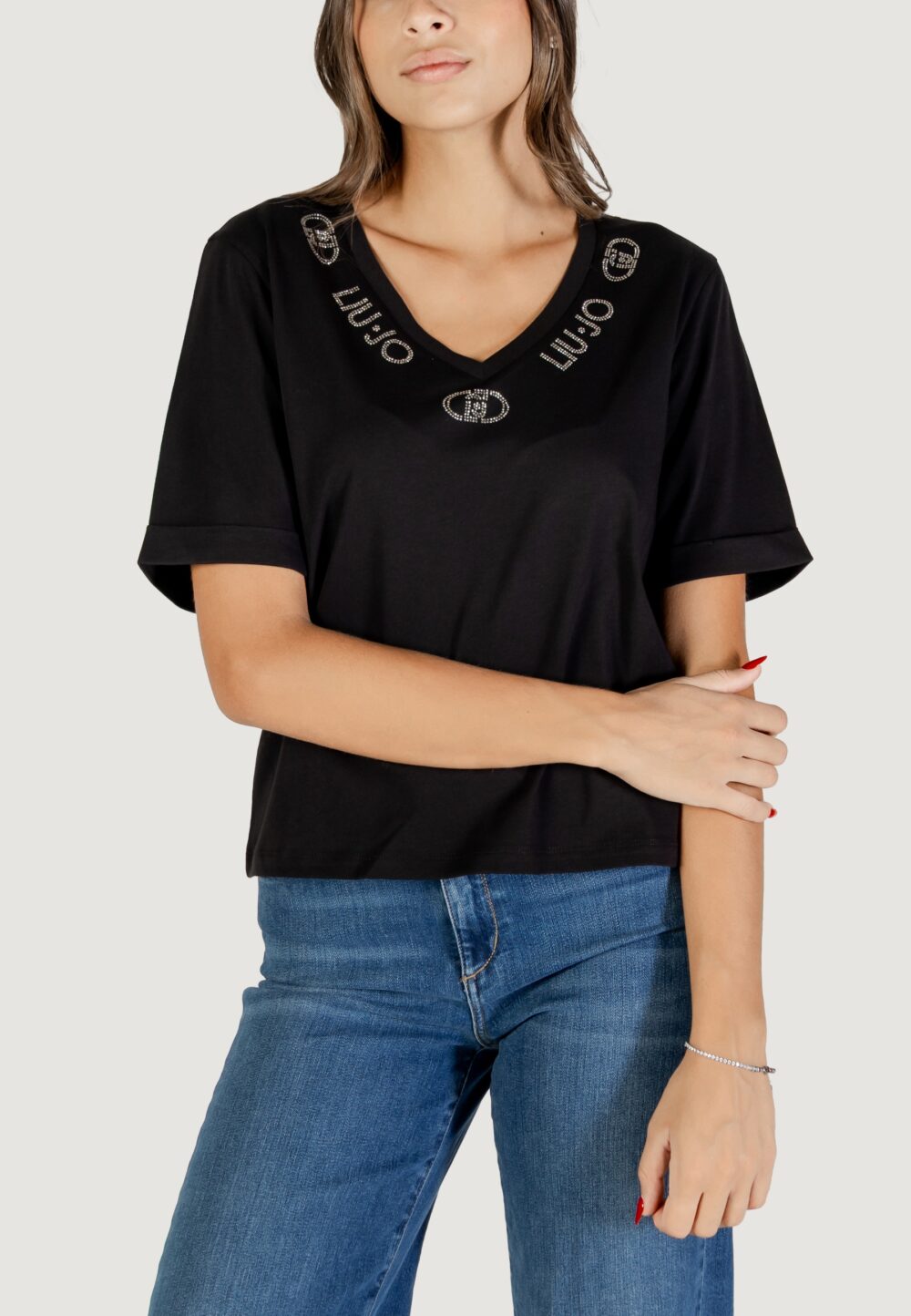 T-shirt Liu-Jo ECS T-SHIRT M/C Nero - Foto 1