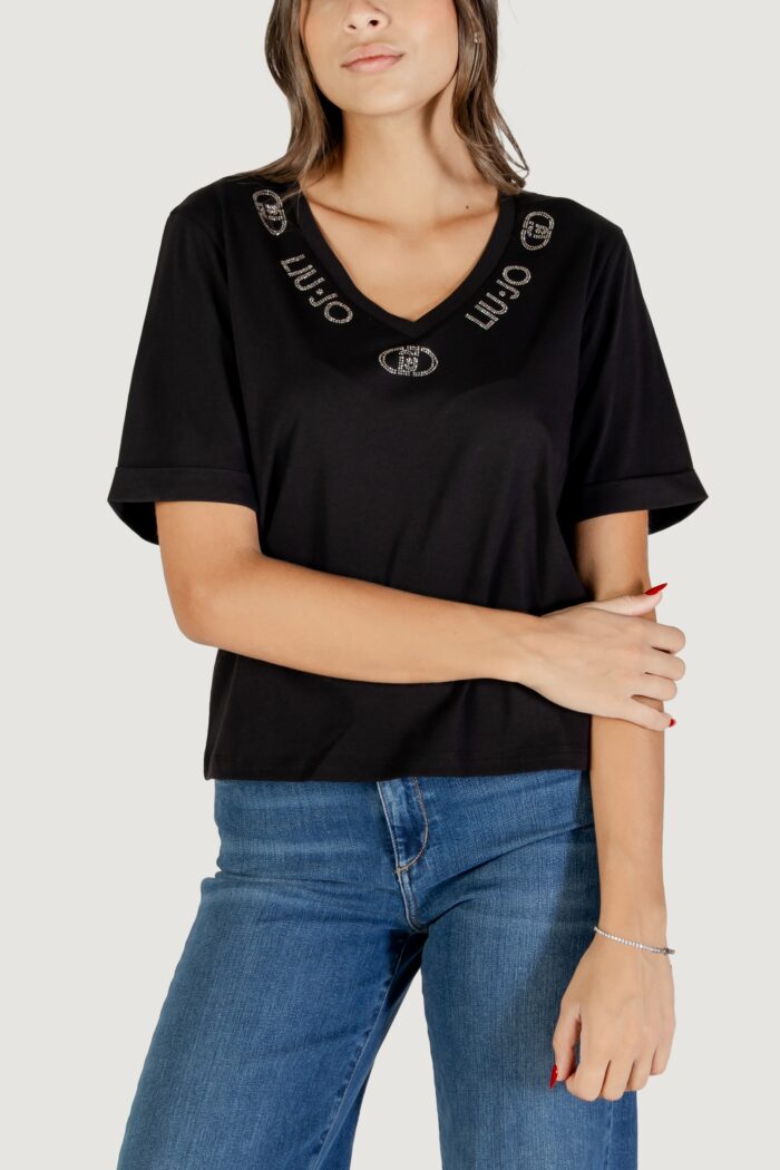 T-shirt Liu-jo ECS T-SHIRT M/C Nero – TF5143 JS003