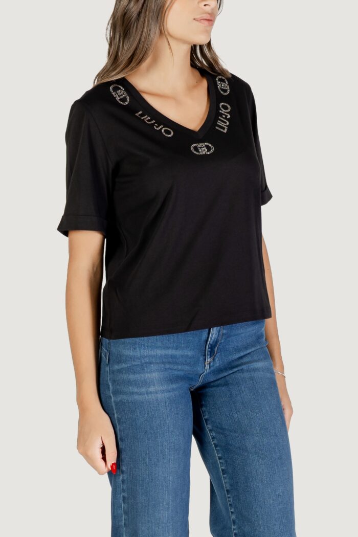 T-shirt Liu-jo ECS T-SHIRT M/C Nero – TF5143 JS003