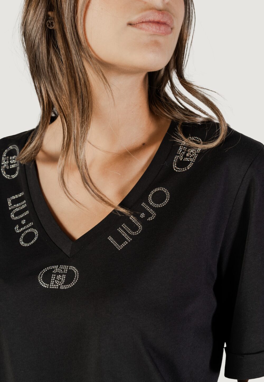 T-shirt Liu-Jo ECS T-SHIRT M/C Nero - Foto 5