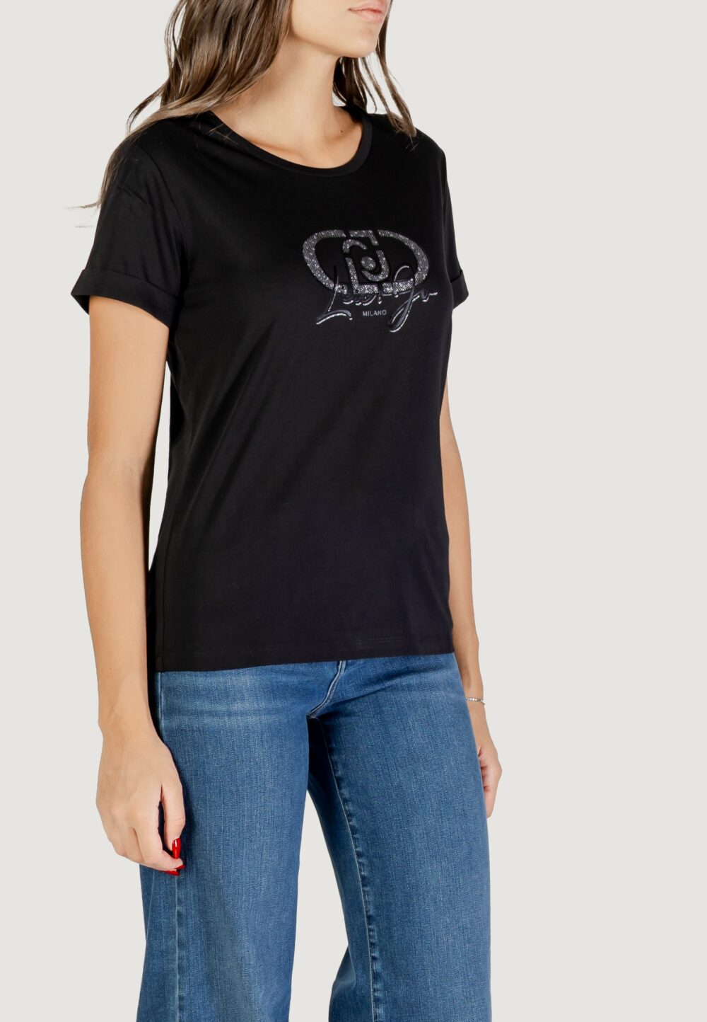 T-shirt Liu-Jo ECS T-SHIRT M/C Nero - Foto 3