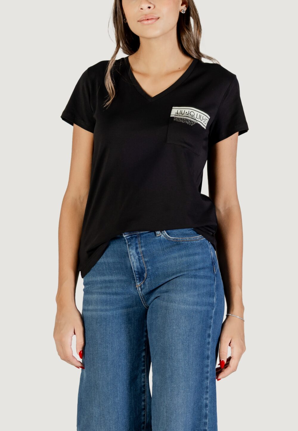 T-shirt Liu-Jo ECS T-SHIRT M/C Nero - Foto 1