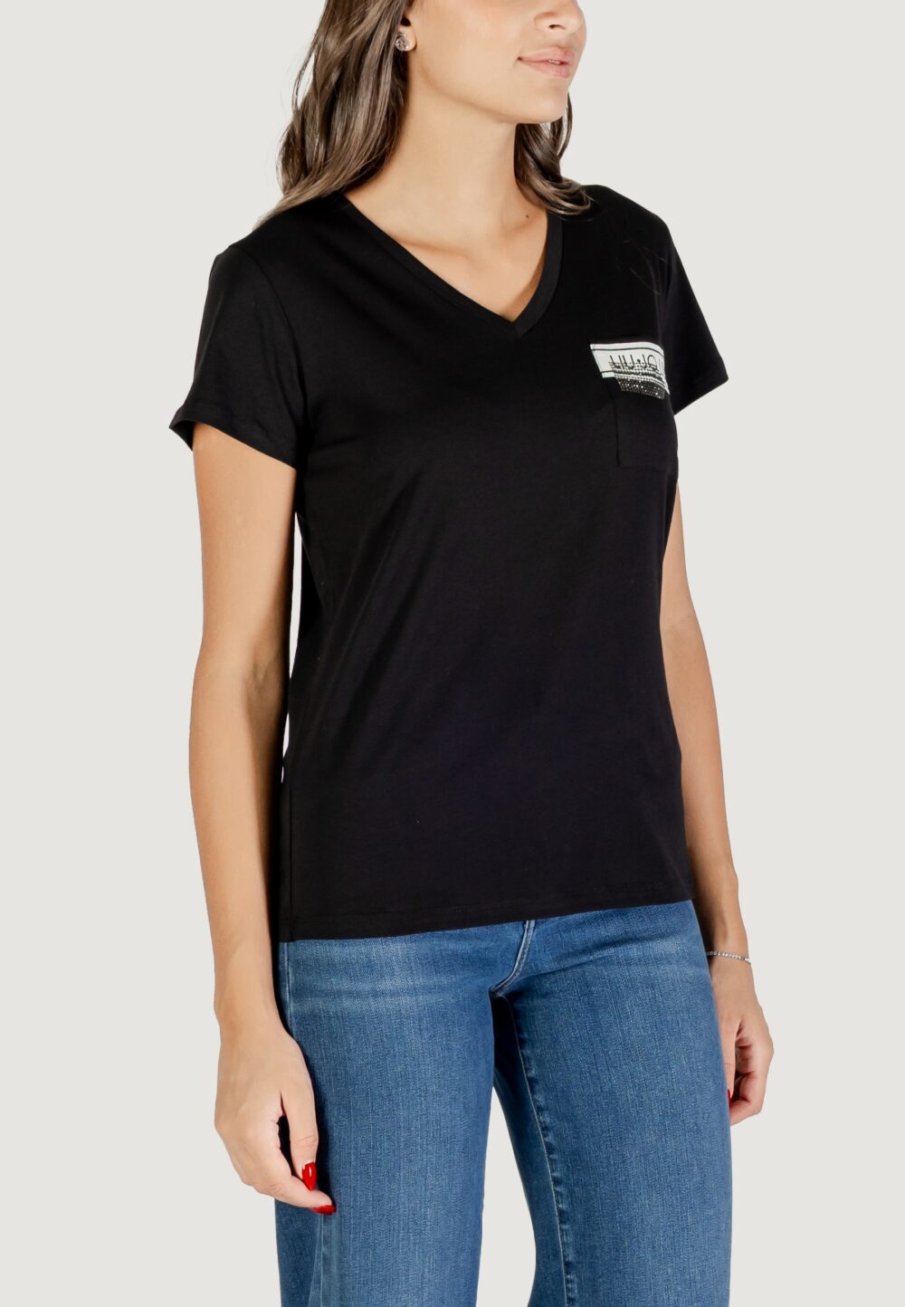 T-shirt Liu-Jo ECS T-SHIRT M/C Nero - Foto 2
