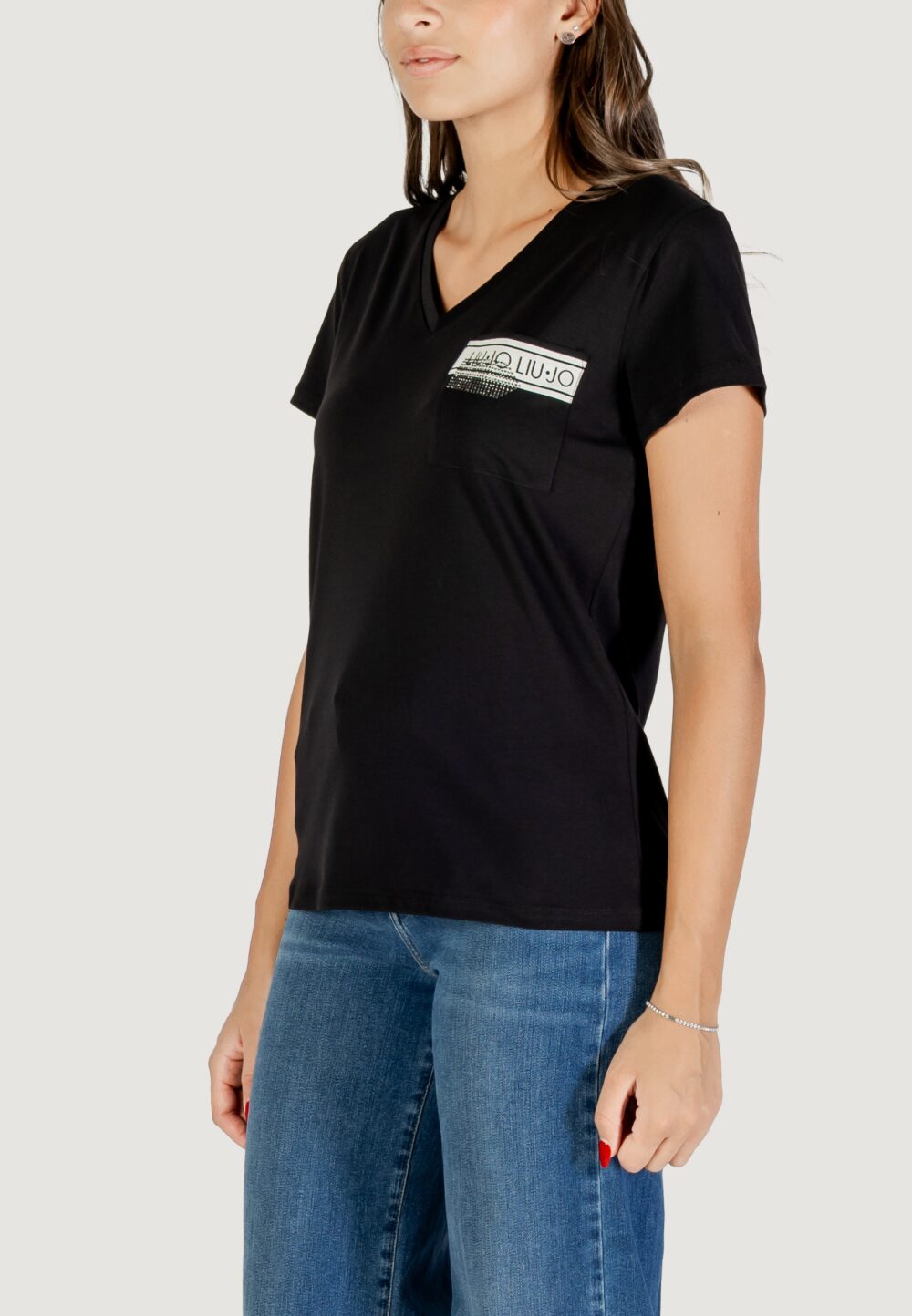T-shirt Liu-Jo ECS T-SHIRT M/C Nero - Foto 4