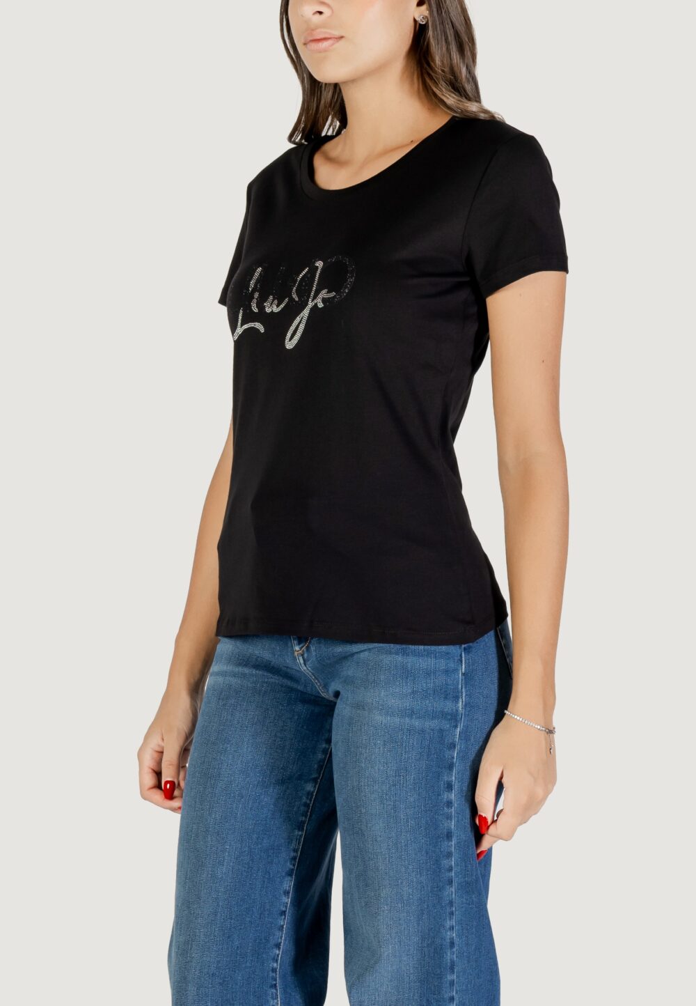 T-shirt Liu-Jo ECS T-SHIRT M/C Nero - Foto 2