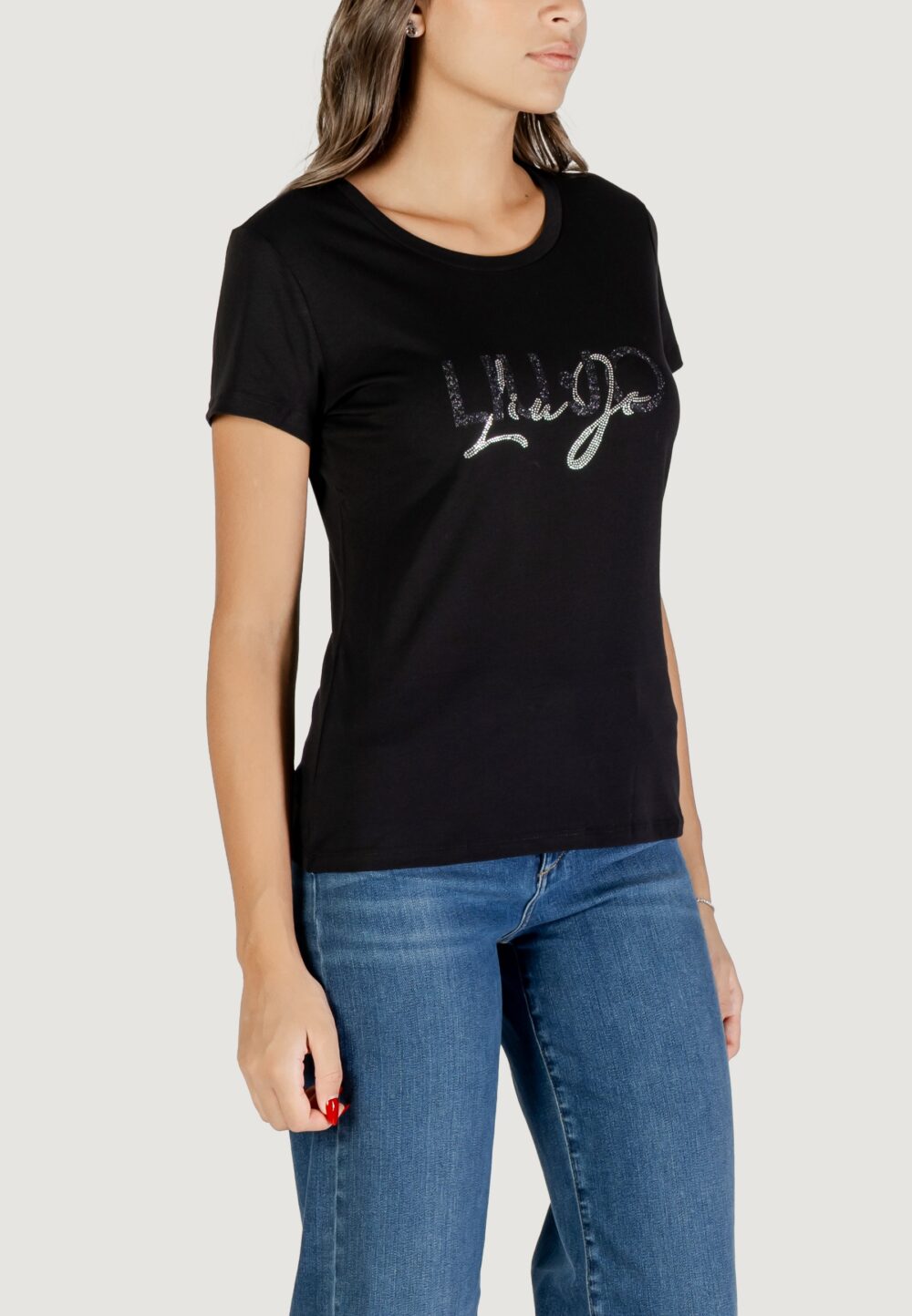T-shirt Liu-Jo ECS T-SHIRT M/C Nero - Foto 3