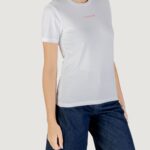 T-shirt Only ONLALESSIA S/S TEE CS JRS Arancione - Foto 3