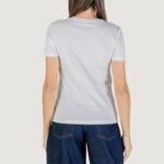 T-shirt Only ONLALESSIA S/S TEE CS JRS Arancione - Foto 4