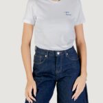 T-shirt Only ONLALESSIA S/S TEE CS JRS Bianco - Azzurro - Foto 1
