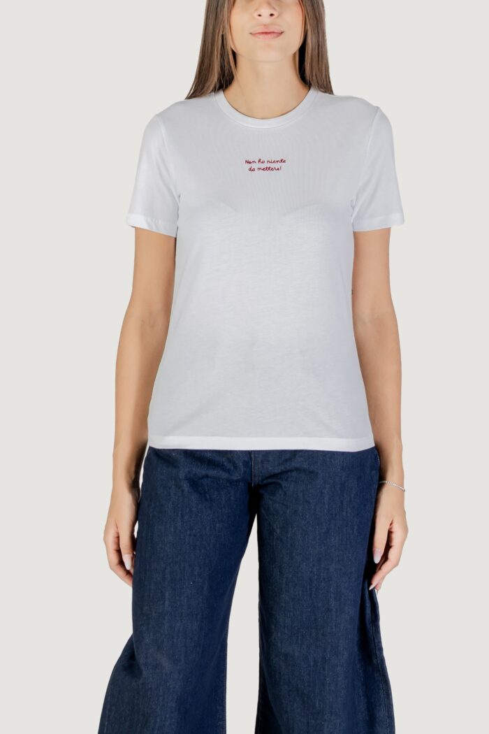 T-shirt Only ONLADELINA S/S TEE CS JRS Bordeaux