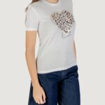 T-shirt Only Onltanya Life Reg S/S Leo Print Top Jrs Latte - Foto 3