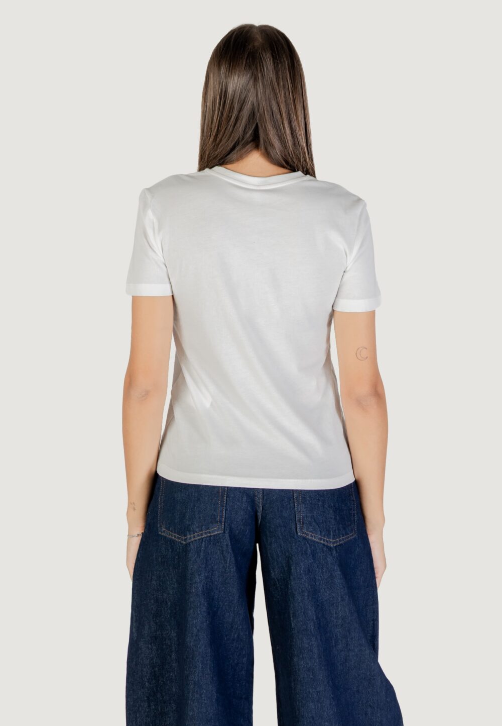 T-shirt Only Onltanya Life Reg S/S Leo Print Top Jrs Latte - Foto 4