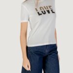 T-shirt Only Onltanya Life Reg S/S Leo Print Top Jrs Panna - Foto 3