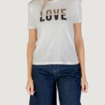 T-shirt Only Onltanya Life Reg S/S Leo Print Top Jrs Panna - Foto 5