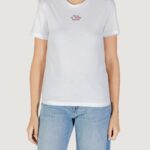 T-shirt Only ONLADELINA S/S TEE CS JRS Rosso - Nero - Foto 1