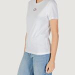 T-shirt Only ONLADELINA S/S TEE CS JRS Rosso - Nero - Foto 2
