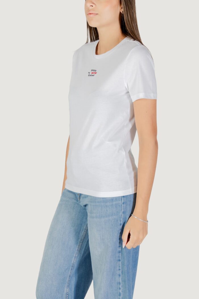 T-shirt Only ONLADELINA S/S TEE CS JRS Rosso – Nero