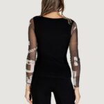 T-shirt manica lunga Desigual TS_LISBOA Nero - Foto 2