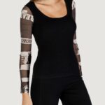 T-shirt manica lunga Desigual TS_LISBOA Nero - Foto 3