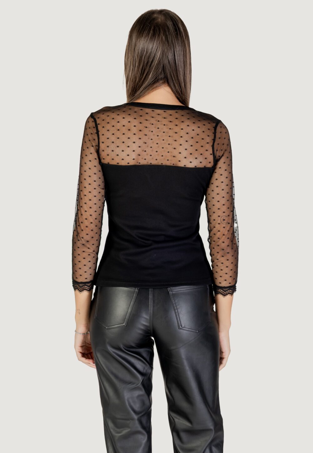 T-shirt manica lunga Morgan De Toi  Nero - Foto 4