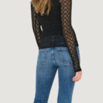 T-shirt manica lunga Only Onlangila L/S Top Box Jrs Nero - Foto 2