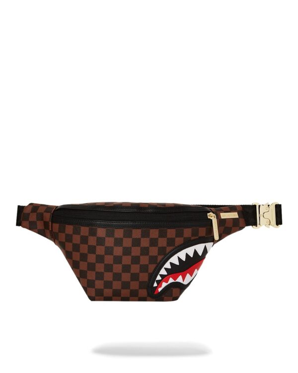 Tracolla Sprayground SAWTOOTH SHARKS IN PARIS SAVVY CROSSBODY Marrone - Foto 1