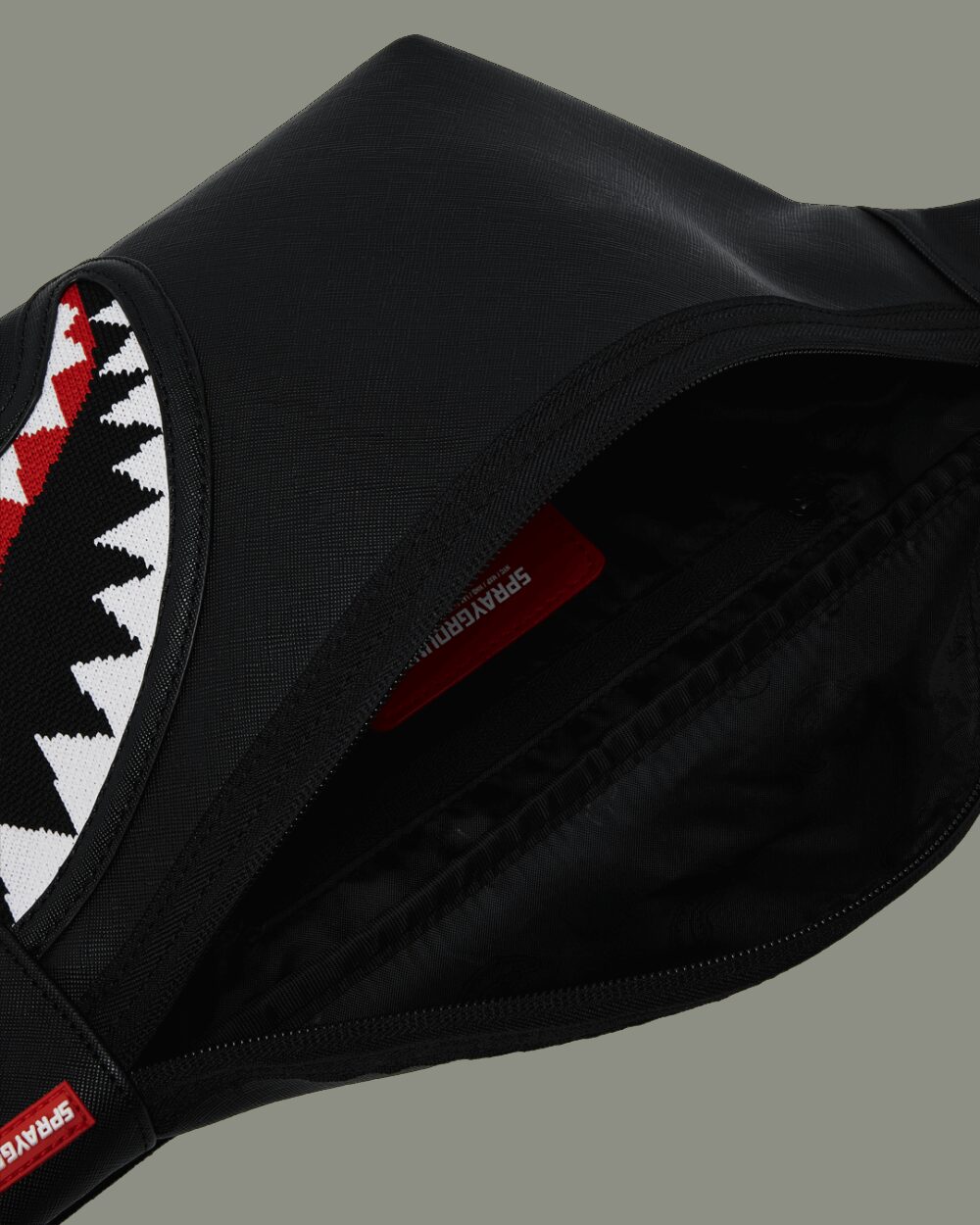 Tracolla Sprayground FLY KNIT MOUTH SAVVY CROSSBODY Nero - Foto 4