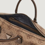 Valigia Guess BERTA WEEKENDER DUFFEL Beige - Foto 4