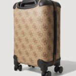 Valigia Guess BERTA 18 IN 8-WHEELER Marrone - Foto 3